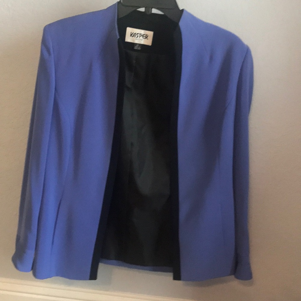 Kasper blue blazer
